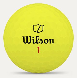 Wilson Staff Model X Golfbälle 2026 (12 Stück), Gelb