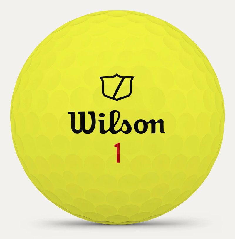 Wilson Staff Model X Golfbälle 2026 (12 Stück), Gelb