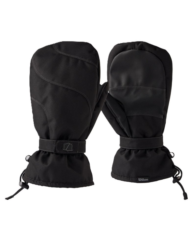 Wilson Winter Mittens Herren Handschuhe, schwarz