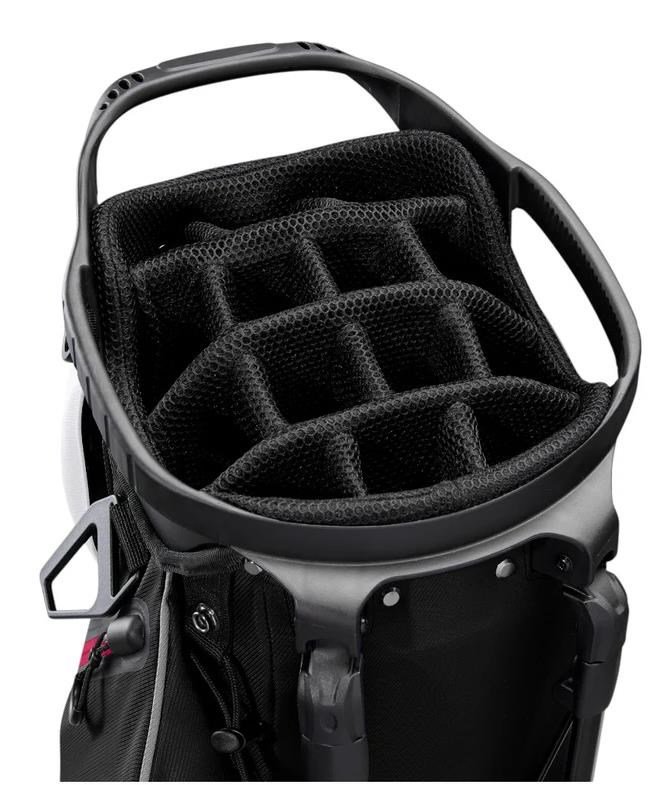 Wilson Talus 14 Stand Bag, weiß/schwarz