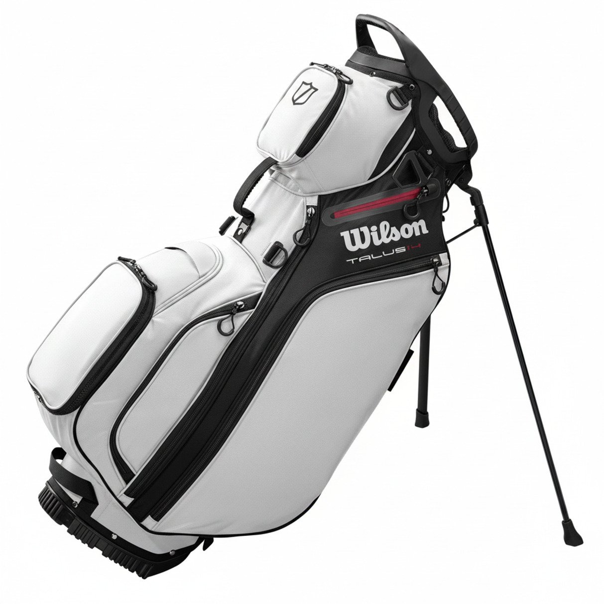 Wilson Talus 14 Stand Bag, weiß/schwarz