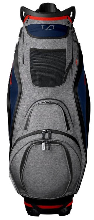 Wilson Alpine Dry Cartbag, grau/dunkelblau/rot