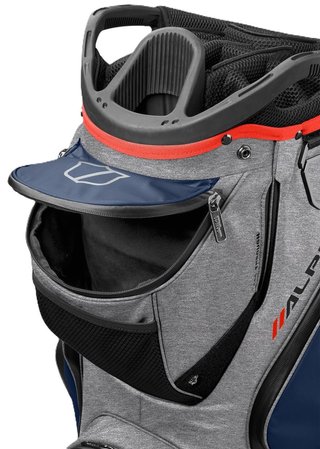 Wilson Alpine Dry Cartbag, grau/dunkelblau/rot