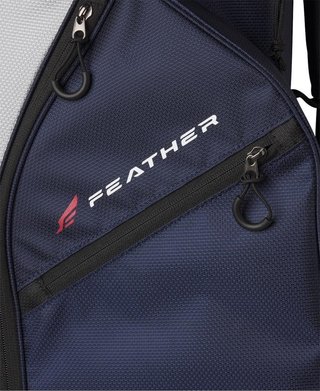 Wilson Feather Cartbag, dunkelblau/silber