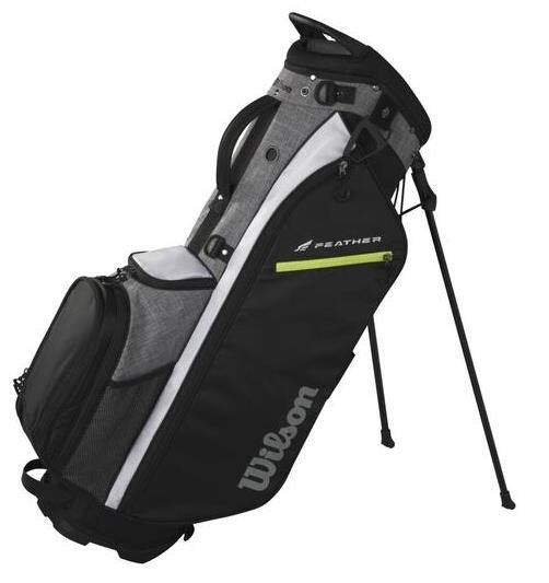 Wilson Feather Standbag, schwarz/grau/weiss
