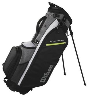 Wilson Feather Standbag, schwarz/grau/weiss