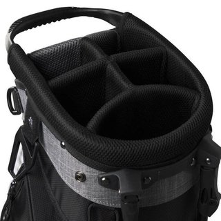 Wilson Feather Standbag, schwarz/grau/weiss