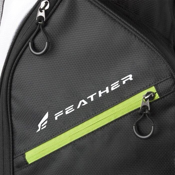 Wilson Feather Standbag, schwarz/grau/weiss