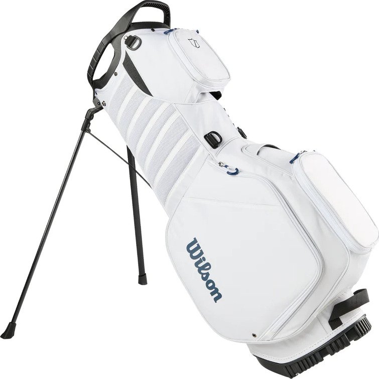 Wilson Talus 5 Stand Bag, Weiß/Rot/Blau
