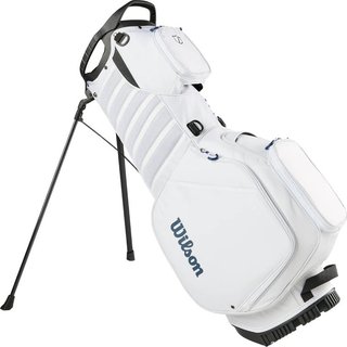 Wilson Talus 5 Stand Bag, Weiß/Rot/Blau