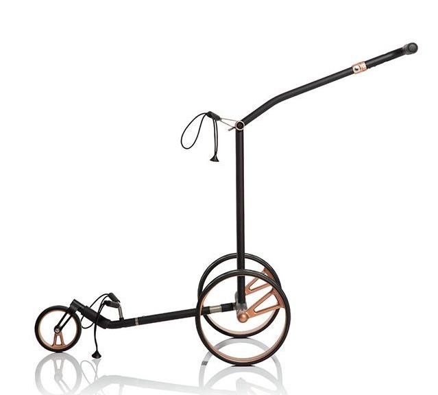 JuCad Phantom Titan Black on Black Rosé 3.0 elektrischer Trolley, rosé