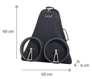 JuCad Phantom Titan Black on Black Rosé 3.0 elektrischer Trolley, rosé