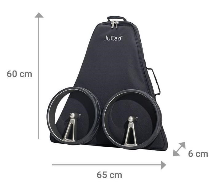 JuCad Phantom Titan Black on Black Rosé 3.0 elektrischer Trolley, rosé