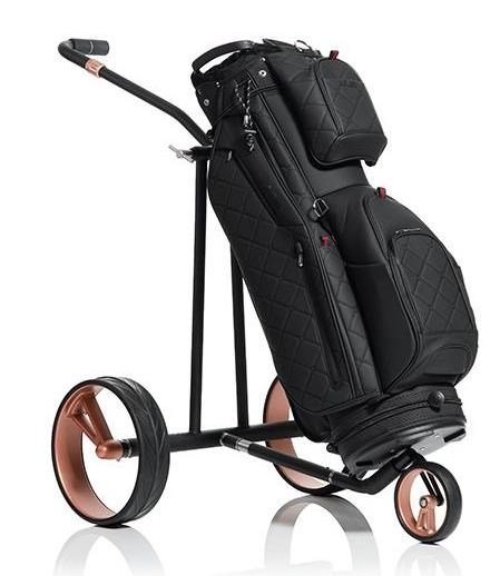 JuCad Phantom Titan Black on Black Rosé 3.0 elektrischer Trolley, rosé