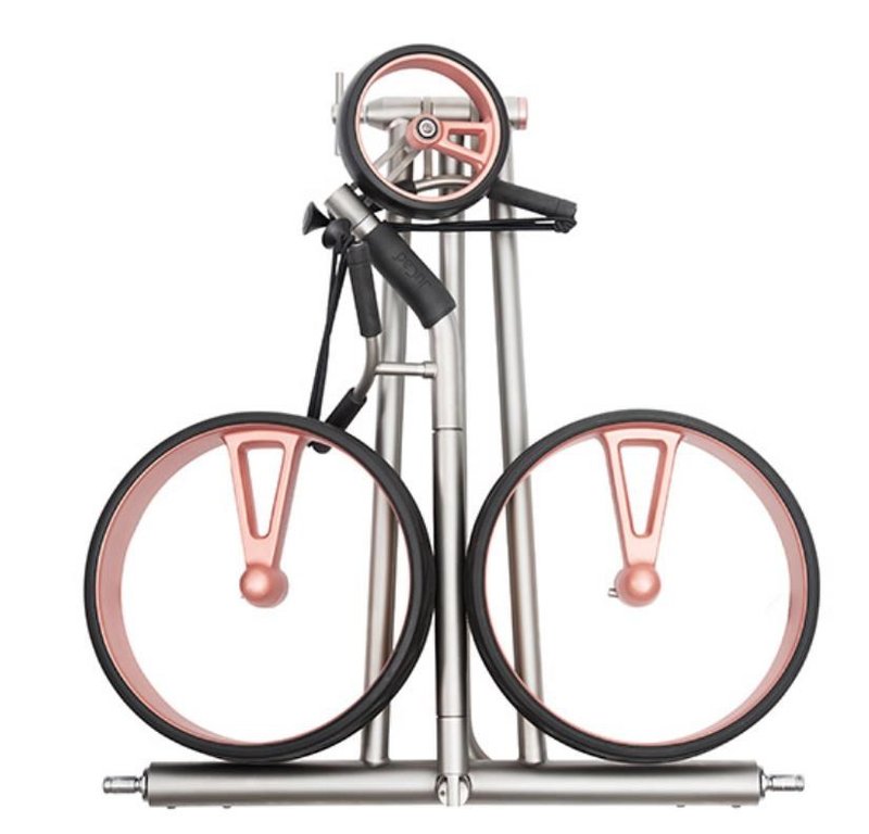 JuCad Phantom Titan Rosé eX 3.0 Elektro-Trolley, rosé