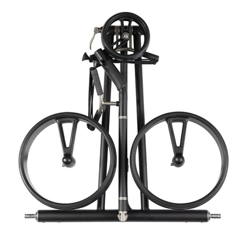 JuCad Phantom Titan Black on Black 3.0 Elektro-Trolley, titanium