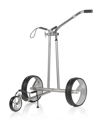 JuCad Phantom Titan 3.0 elektrischer Trolley + Tragetasche, titanium