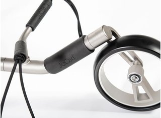 JuCad Phantom Titan 3.0 elektrischer Trolley + Tragetasche, titanium