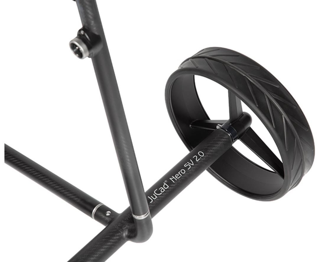 JuCad Carbon Travel Nero SV 3.0 elektrischer Trolley, schwarz