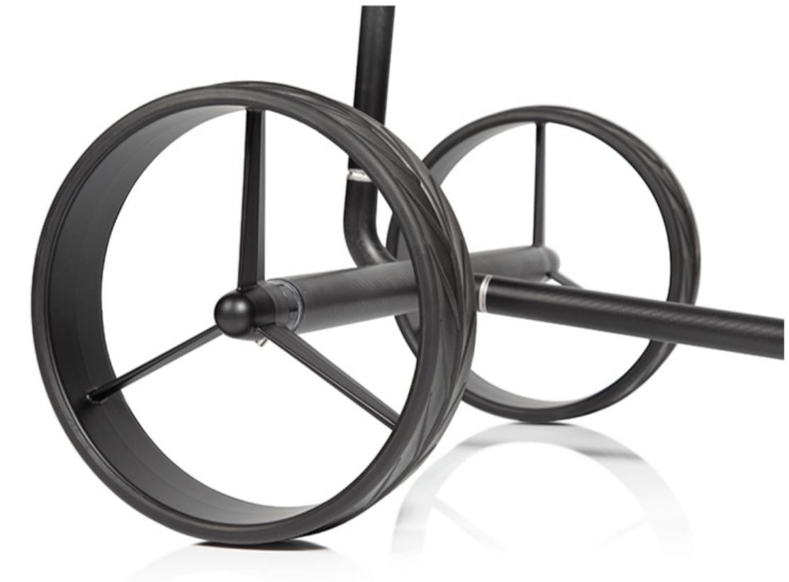 JuCad Carbon Travel Nero SV 3.0 elektrischer Trolley, schwarz
