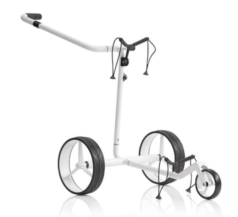 JuCad Carbon Travel Bianco SV 3.0 elektrischer Trolley, weiß