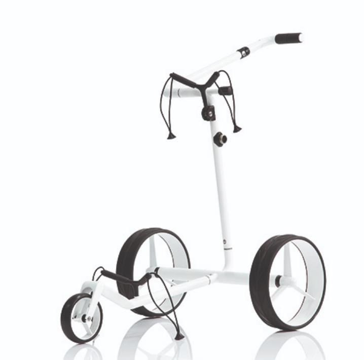 JuCad Carbon Travel Bianco SV 3.0 elektrischer Trolley, weiß