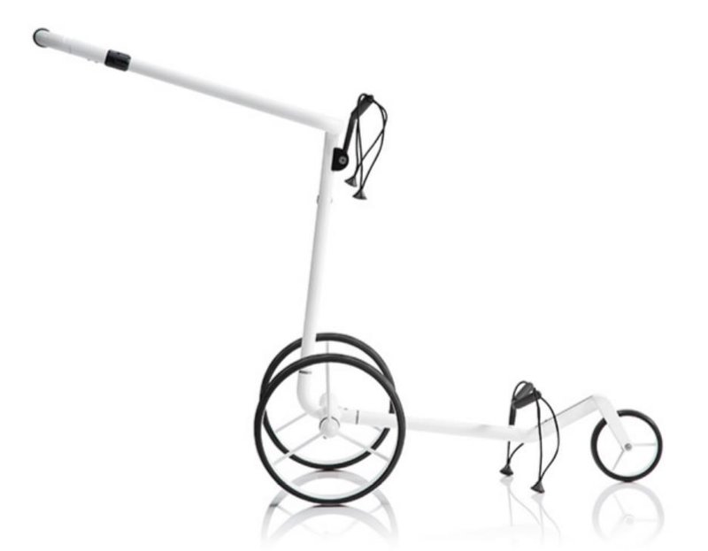 JuCad Carbon Travel Bianco SV 3.0 elektrischer Trolley, weiß