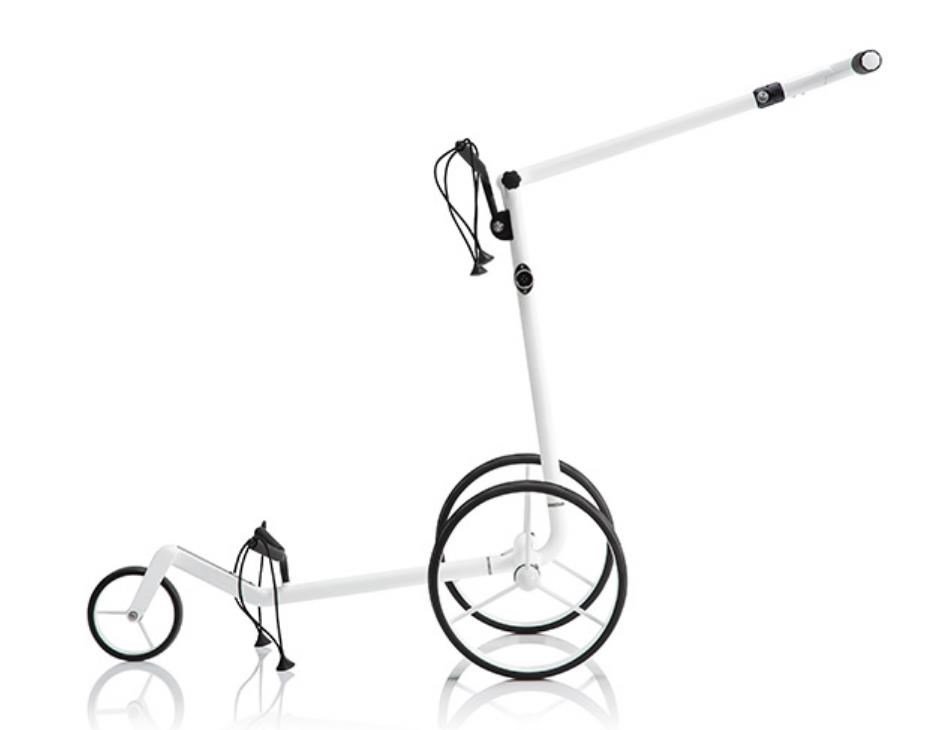 JuCad Carbon Travel Bianco SV 3.0 elektrischer Trolley, weiß
