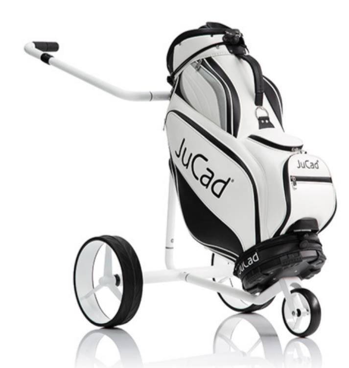 JuCad Carbon Travel Bianco SV 3.0 elektrischer Trolley, weiß