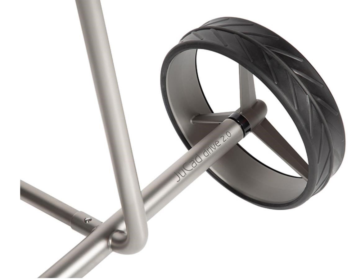 JuCad drive Stainless Steel 3.0 Elektro-Trolley, silber