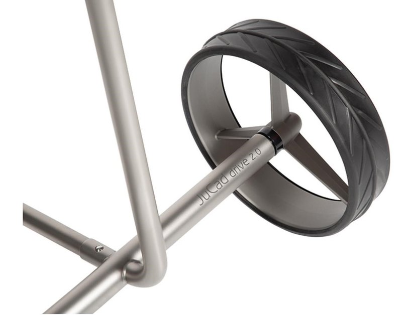 JuCad drive Stainless Steel 3.0 Elektro-Trolley, silber