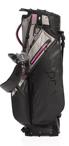JuCad Bag 3in1 Pro Dry Cartbag, schwarz/grau/rosa