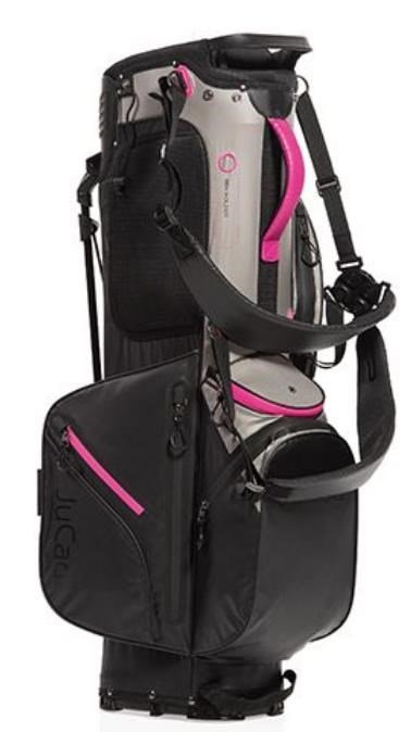 JuCad Bag 3in1 Pro Dry Cartbag, schwarz/grau/rosa