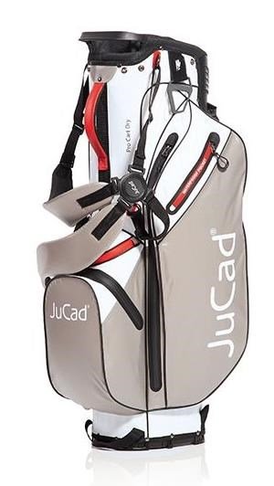 JuCad Bag 3in1 Pro Dry Cartbag, weiss/grau/rot