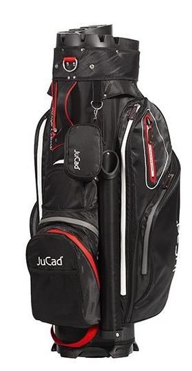 JuCad Manager Waterstop Cartbag, schwarz/grau/rot
