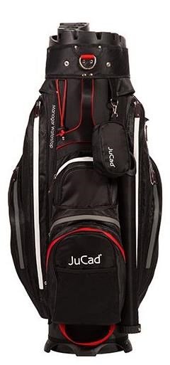 JuCad Manager Waterstop Cartbag, schwarz/grau/rot