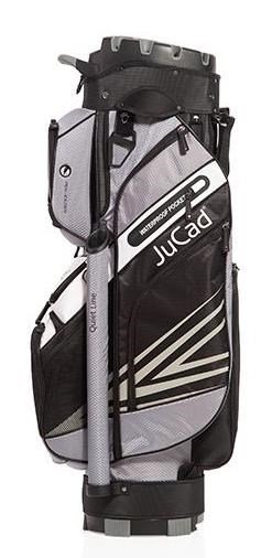 JuCad Quiet Line Cartbag, schwarz/grau/weiss