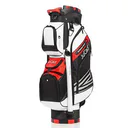 JuCad Quiet Line Cartbag, schwarz/weiss/rot