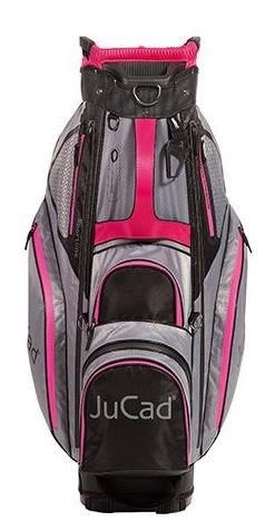 JuCad Sportine Cartbag, schwarz/grau/rosa