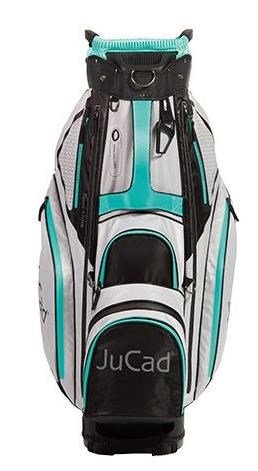 JuCad Sportine Cartbag, schwarz/grau/turquoise