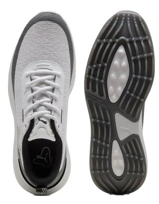 Puma Gruve Sport Herren Golfschuhe, weiss/grau