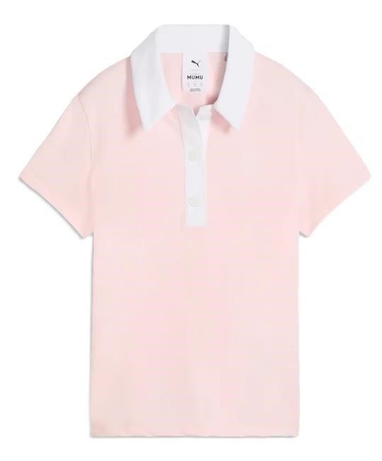 Puma X Mumu Crest Damen Poloshirt, rose blossom