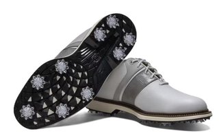 FootJoy Premiere Series Packard Herren Golfschuhe, weiss/grau
