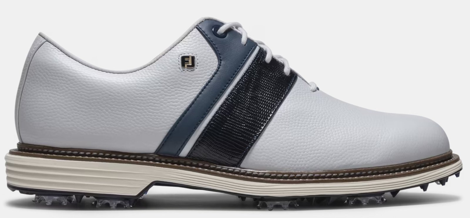 FootJoy Premiere Series Packard Herren Golfschuhe, weiss/blau