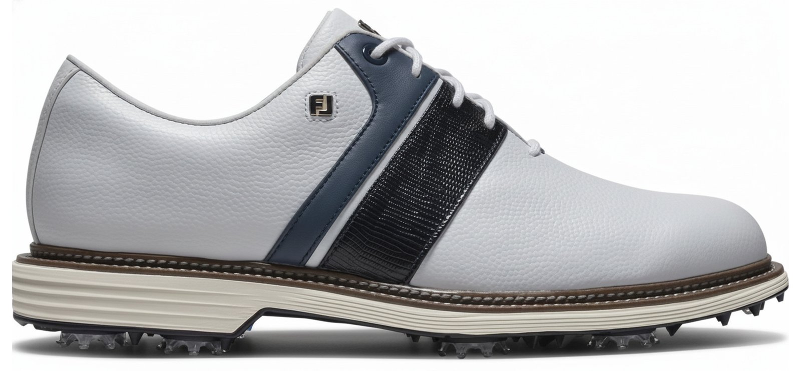 FootJoy Premiere Series Packard Herren Golfschuhe, weiss/blau