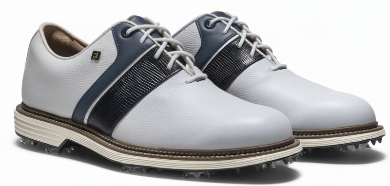 FootJoy Premiere Series Packard Herren Golfschuhe, weiss/blau