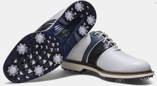 FootJoy Premiere Series Packard Herren Golfschuhe, weiss/blau