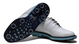 FootJoy Premiere Series Packard Herren Golfschuhe, weiss/blau