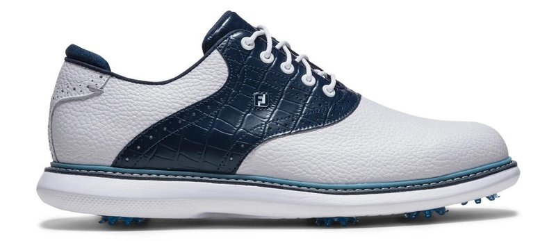 FootJoy Traditions Herren Golfschuhe, weiss/blau