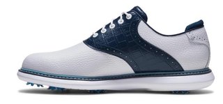 FootJoy Traditions Herren Golfschuhe, weiss/blau
